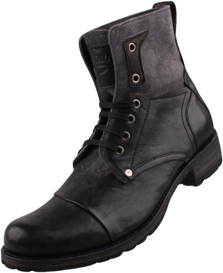 Sendra boots Sendra heren enkellaars 9801 zwart