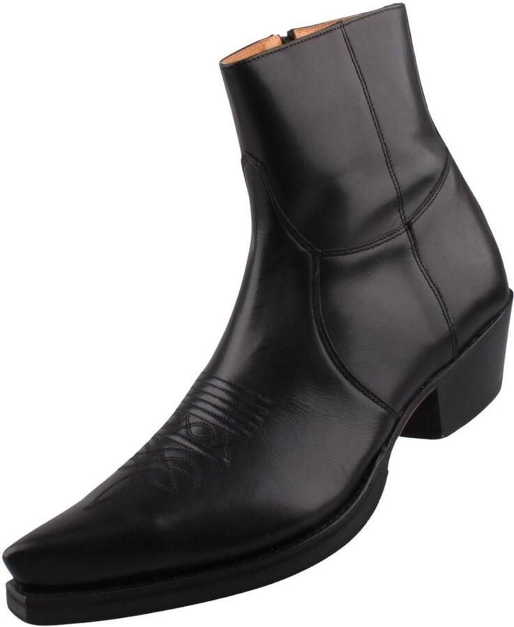 Sendra boots Sendra heren enkellaarsjes 7826 zwart