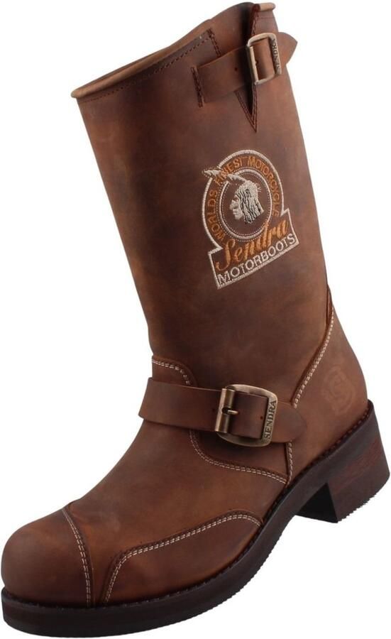 Sendra boots Sendra heren motorlaarzen bruin