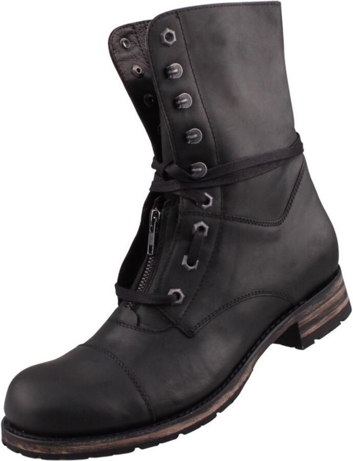 Sendra boots Sendra heren veterschoenen 12334 zwart