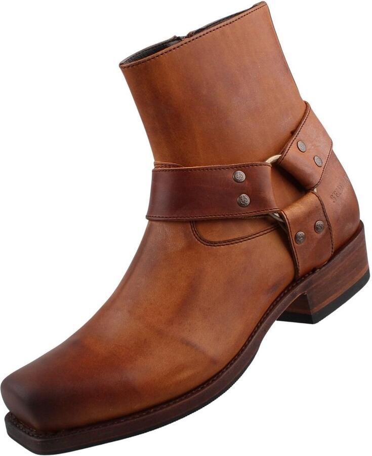 Sendra boots Sendra Laarzen Heren Biker Enkellaars 12851 Bruin