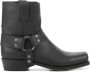 SENDRA Enkellaarsjes Dames 9077 Maat: 36 Materiaal: Leer Kleur: Zwart - Thumbnail 2