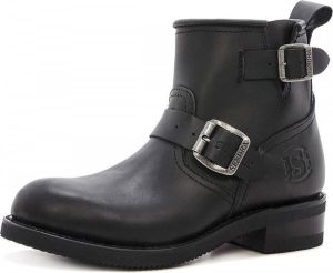 Sendra Dames EnkelBikerboots Zwart