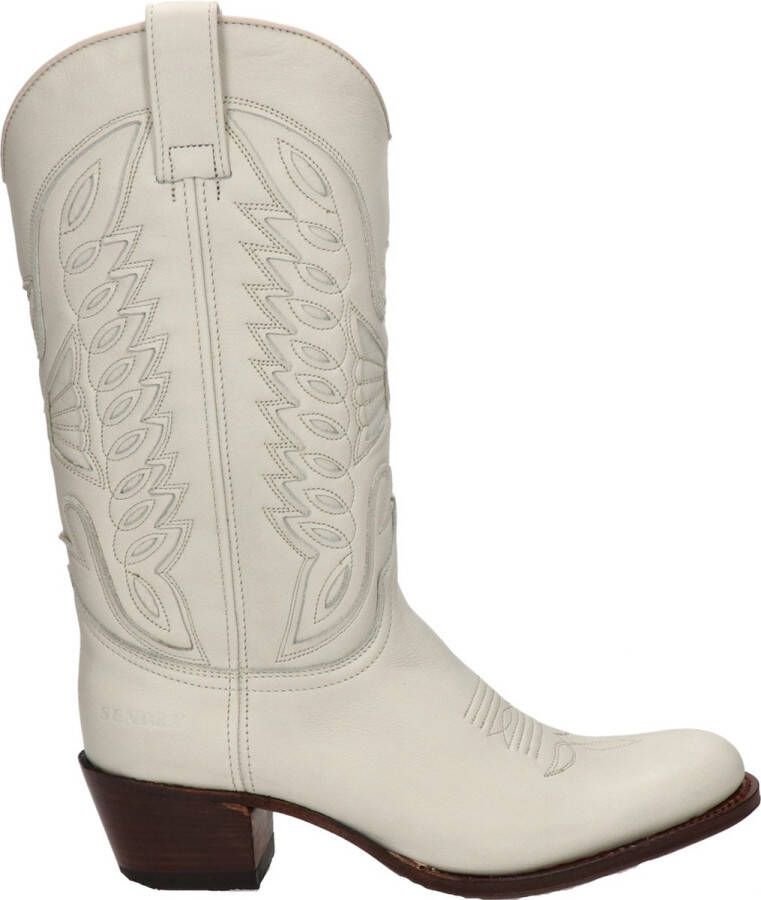 Sendra Debora Flex dames cowboylaars Off White