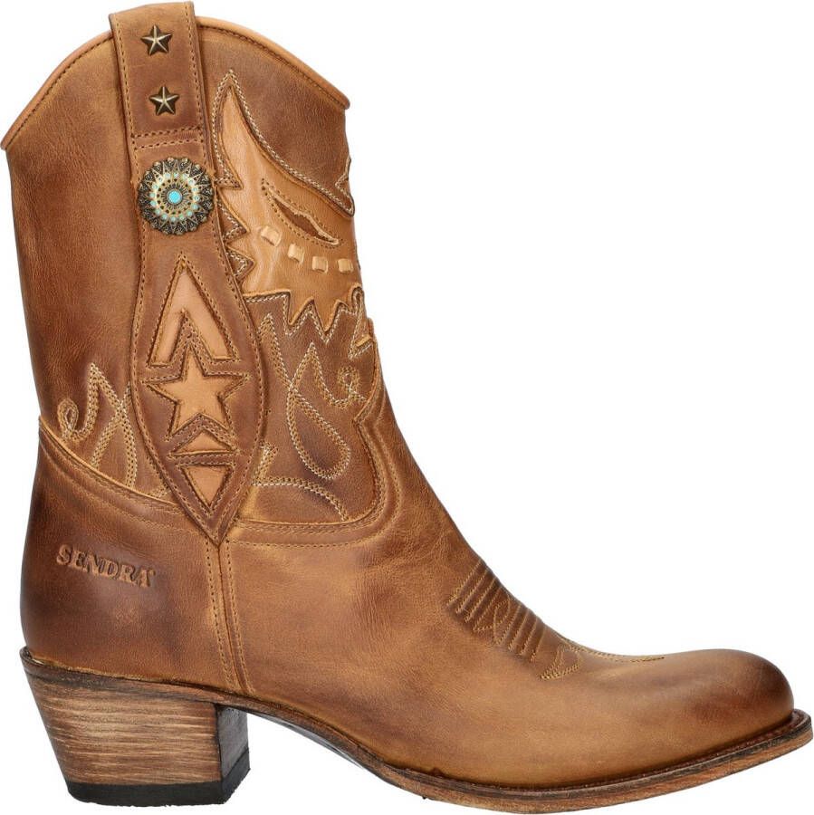 Sendra Debora Insa dames cowboylaars Bruin multi - Foto 2