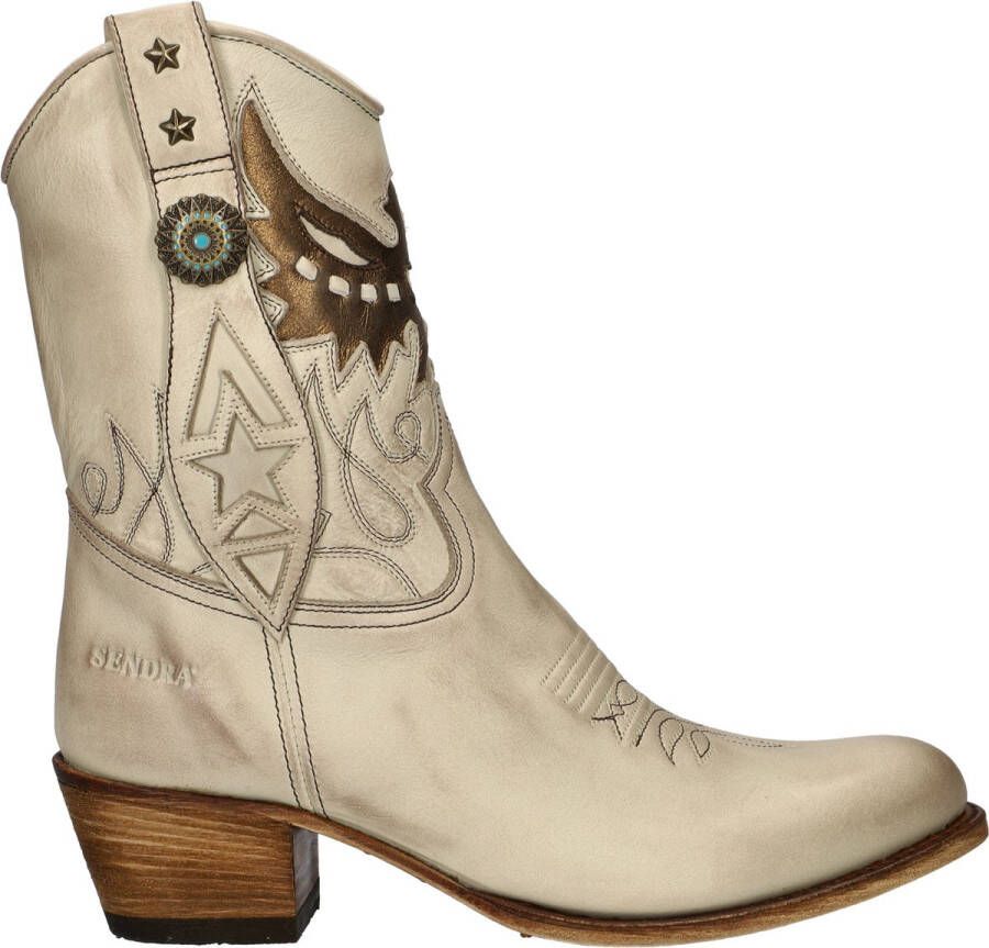 Sendra Debora Insa dames cowboylaars Ecru