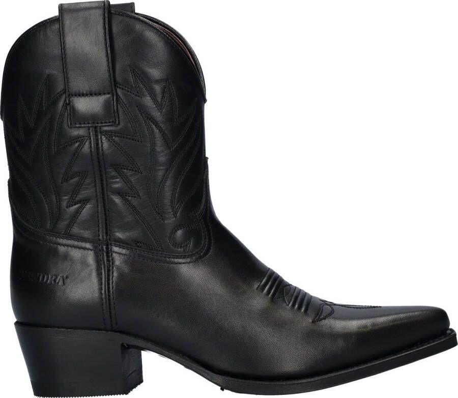 Sendra Gene Berdy dames cowboylaars Zwart