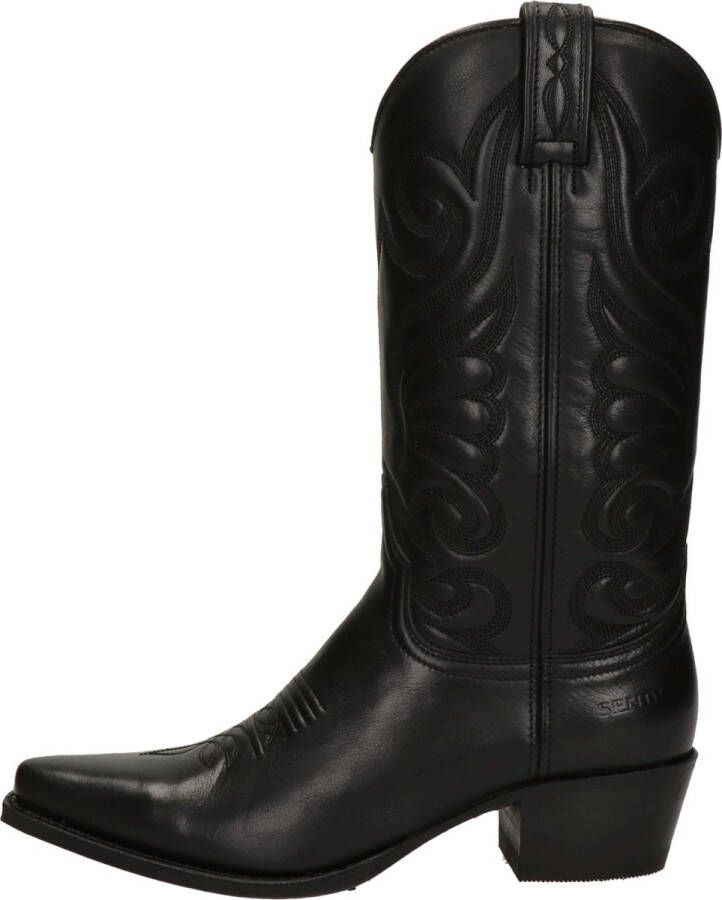 Sendra Gene Berdy dames cowboylaars Zwart