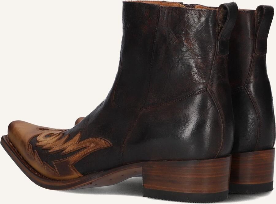 SENDRA Cowboylaarzen Heren 11783 Maat: 39 Materiaal: Leer Kleur: Bruin - Foto 3