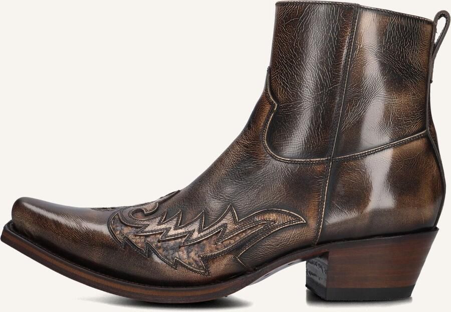 SENDRA Cowboylaarzen Heren 12185p Maat: 39 Materiaal: Leer Kleur: Bruin - Foto 2