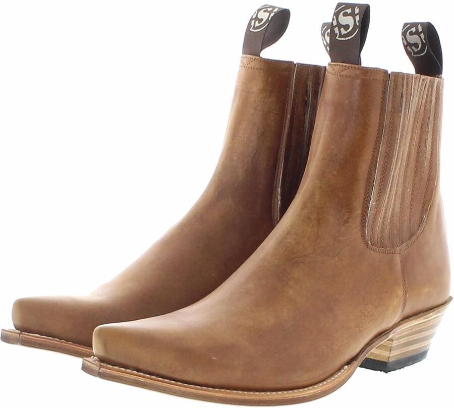 Sendra 1692 CUERVO WEST heren western enkellaars bruin
