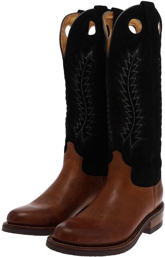 Sendra 17617 LAZO Heren Bruine Buckaroo Laarzen Bruin Zwart