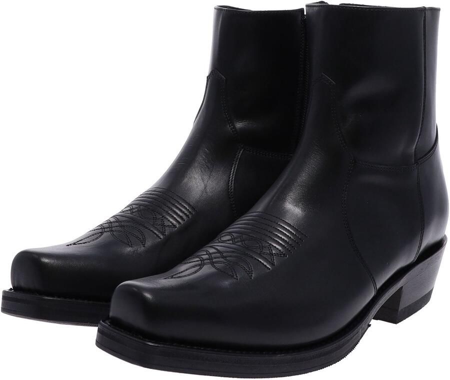 Sendra 7826 58 MICK heren enkellaars van leer zwart