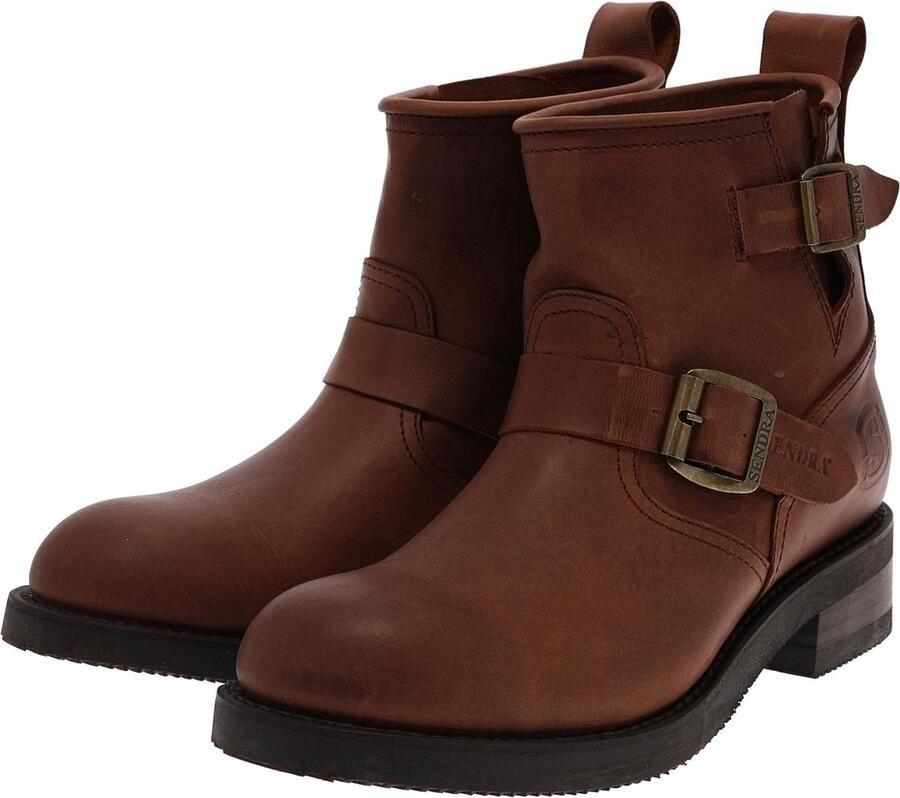 Sendra CAROL 2976 engineer kuitlaars bruin
