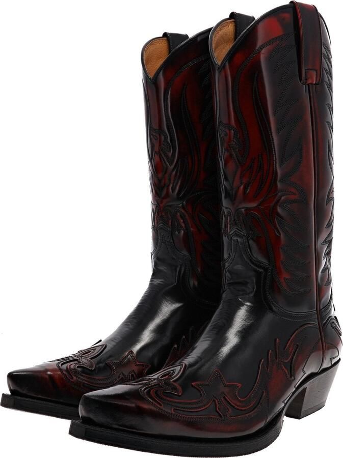 Sendra CUERVO WEST 3241 westernlaars rood zwart