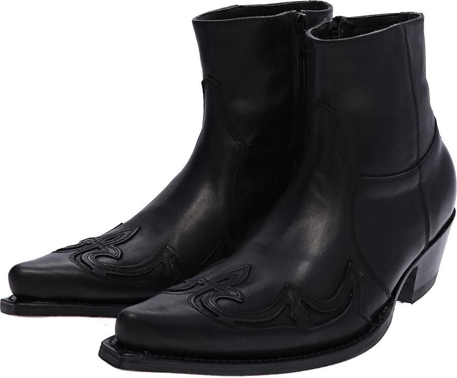 Sendra JAVI LUCA 7783 western enkellaars zwart