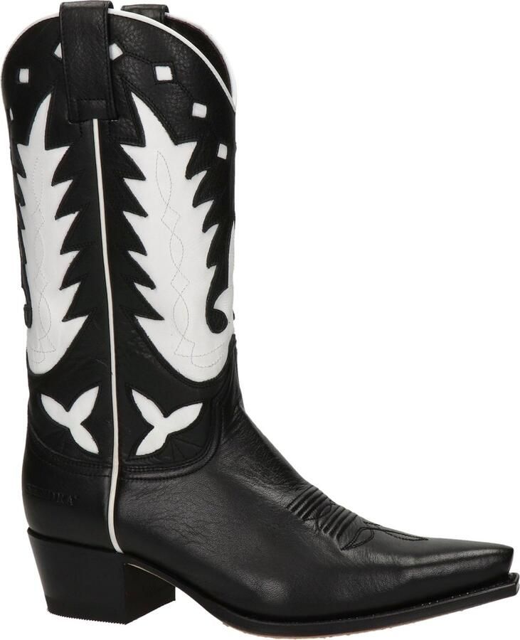 Sendra Judy dames cowboy laars Zwart wit - Foto 2