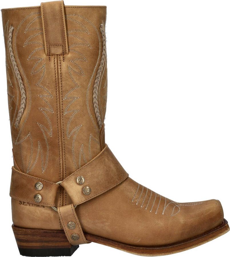 Sendra Seta leren cowboylaarzen cognac