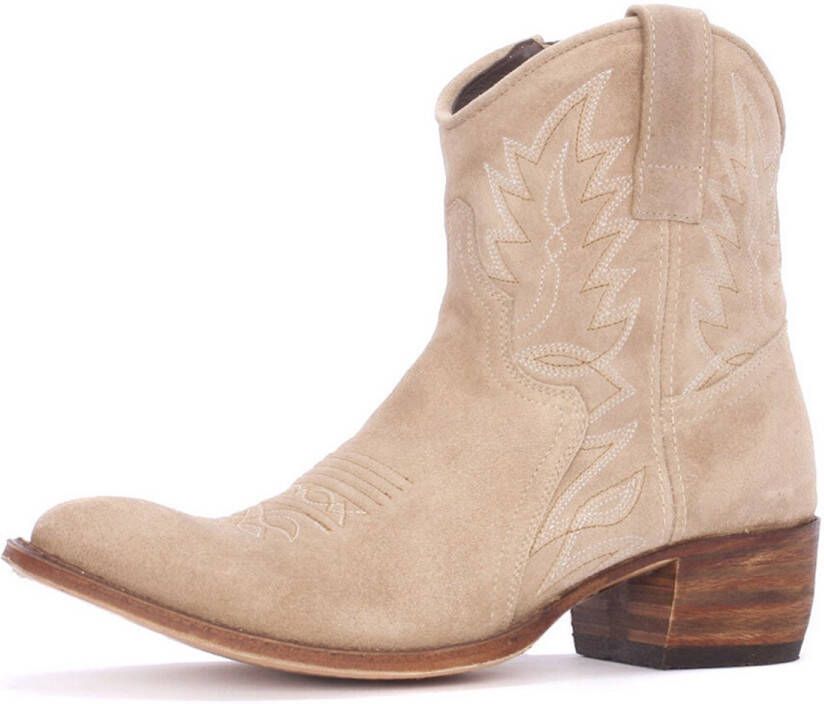 Sendra Vrouwen Enkellaarsjes 10163 Cognac