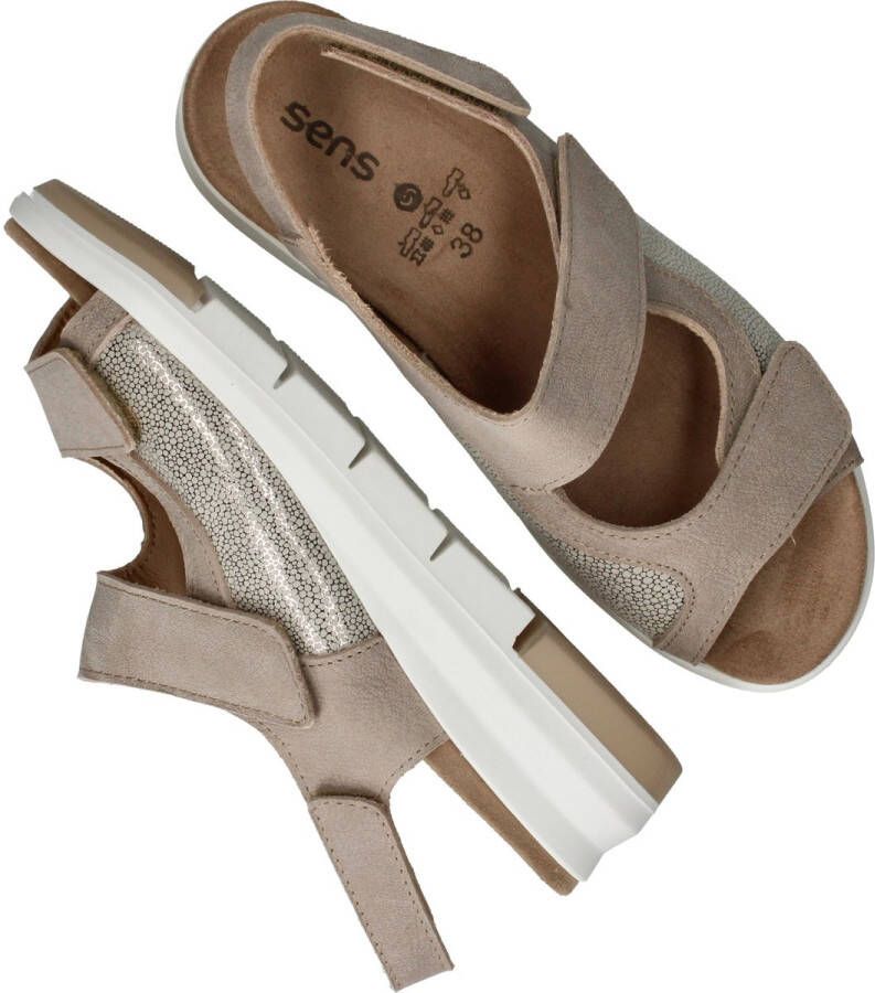 Sens Sandalen Dames Taupe