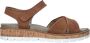 Sens Sandalen Dames Cognac - Thumbnail 3