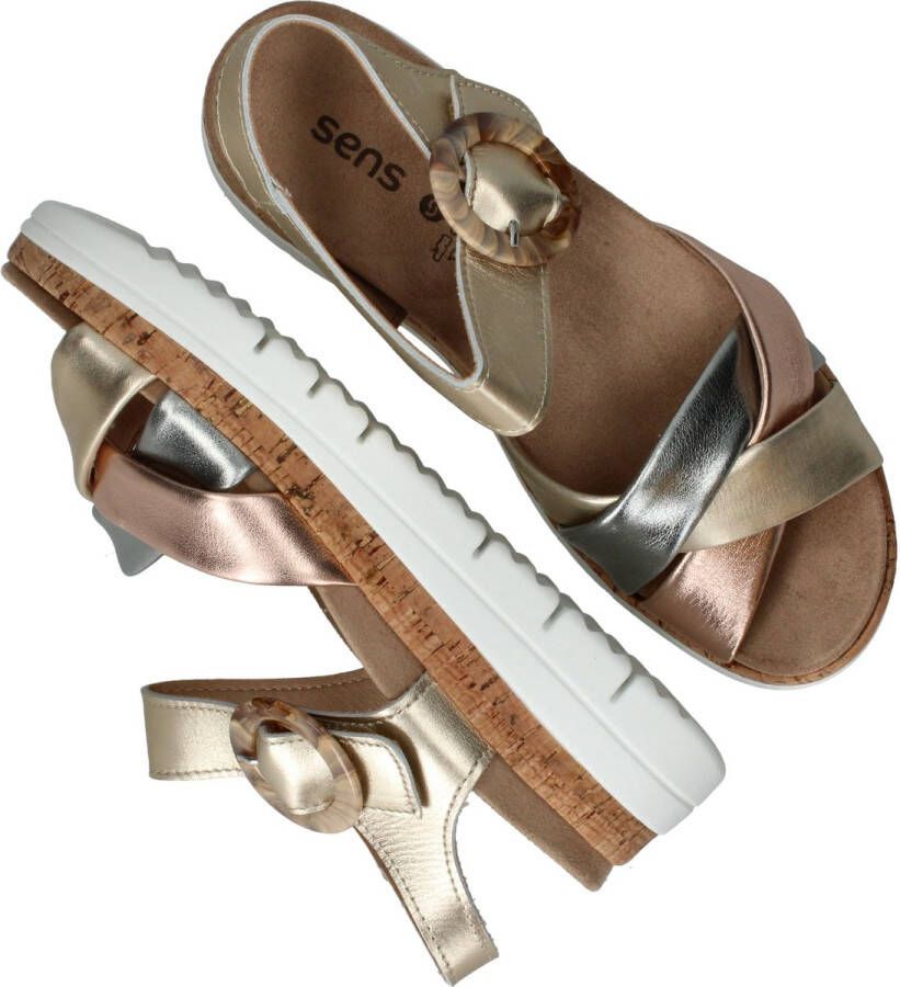 Sens Sandalen Dames Goud