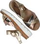Sens Sandalen Dames Goud - Thumbnail 1