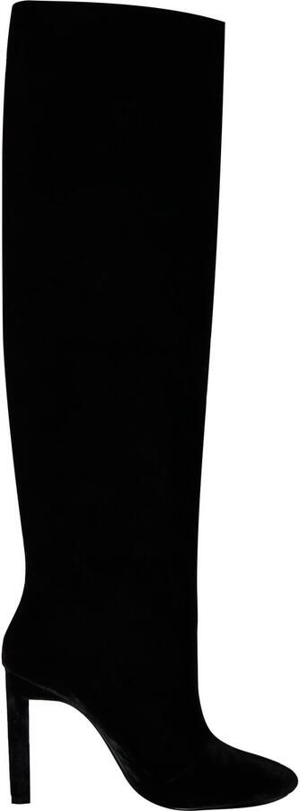 Senso zwarte fluwelen knielaarzen