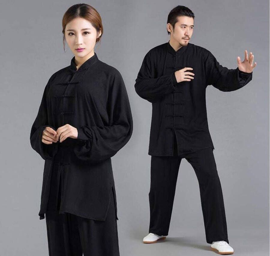 Senza Marchio AUGUSE Tai Chi Uniform vechtsporten Kung Fu uniform Tai Chi kleding unisex Tai Chi pak nen Kung Fu unifor vechtsporten primaire katoenen chinoiserie (kleur: #2 maat: C (m))