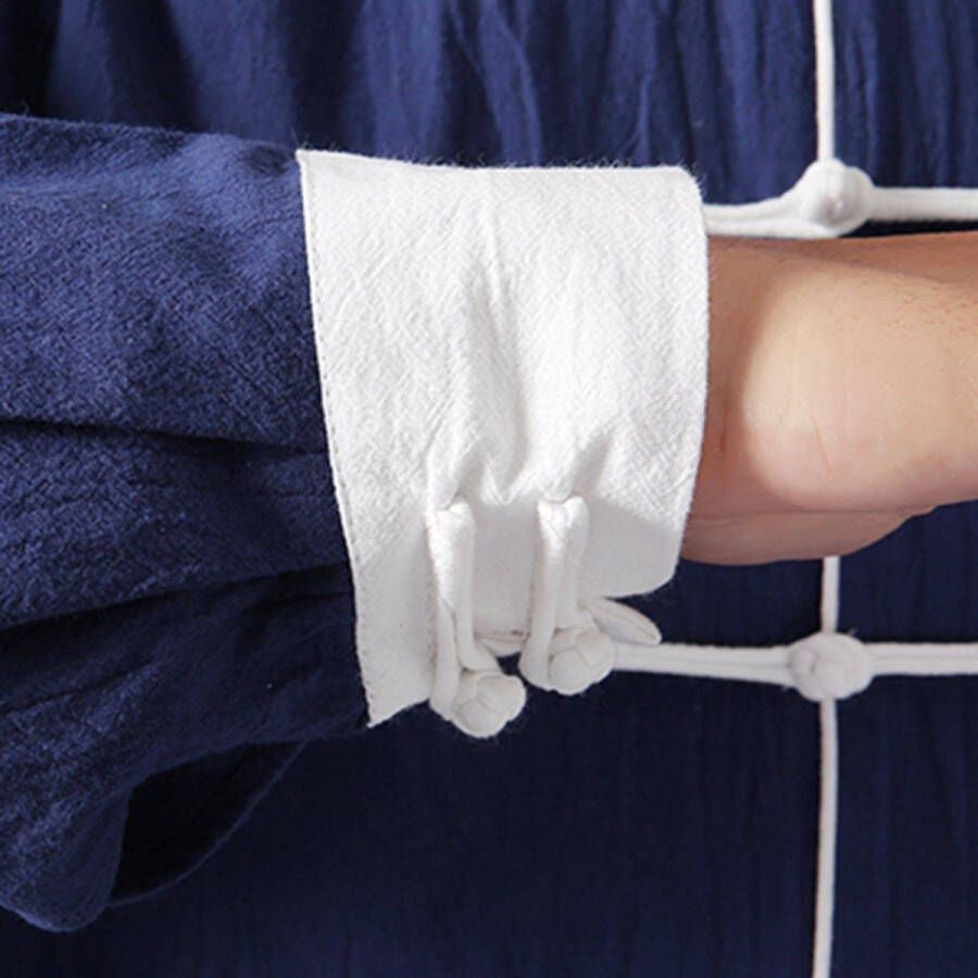 Senza Marchio HFCY Tai Chi praktijk unifor vechtkunst sets voor nen en Chinese Kung Fu-kleding Zen Meditatie Uniform Wit-L