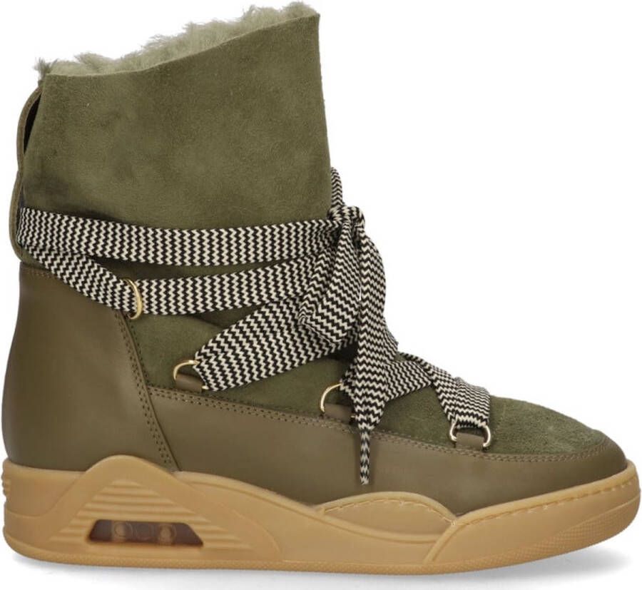 Serafini Mmon ZV Groen Dames Veterboots