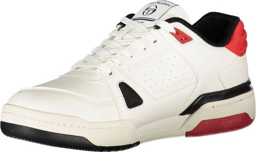 Sergio Tacchini Stijlvolle witte sportschoenen met contrasterende details White Heren