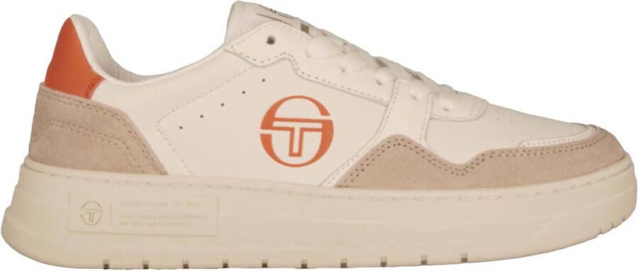 Sergio Tacchini Schoenen Wit Leer Court sneakers wit