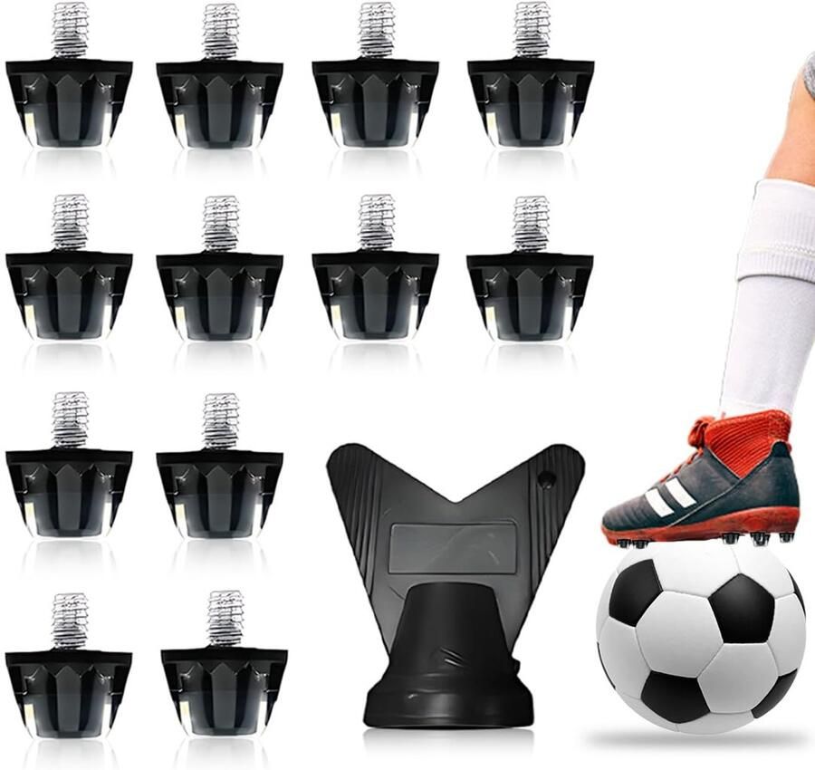 Set van 12 Vervangbare Metalen Studs voor Voetbalschoenen