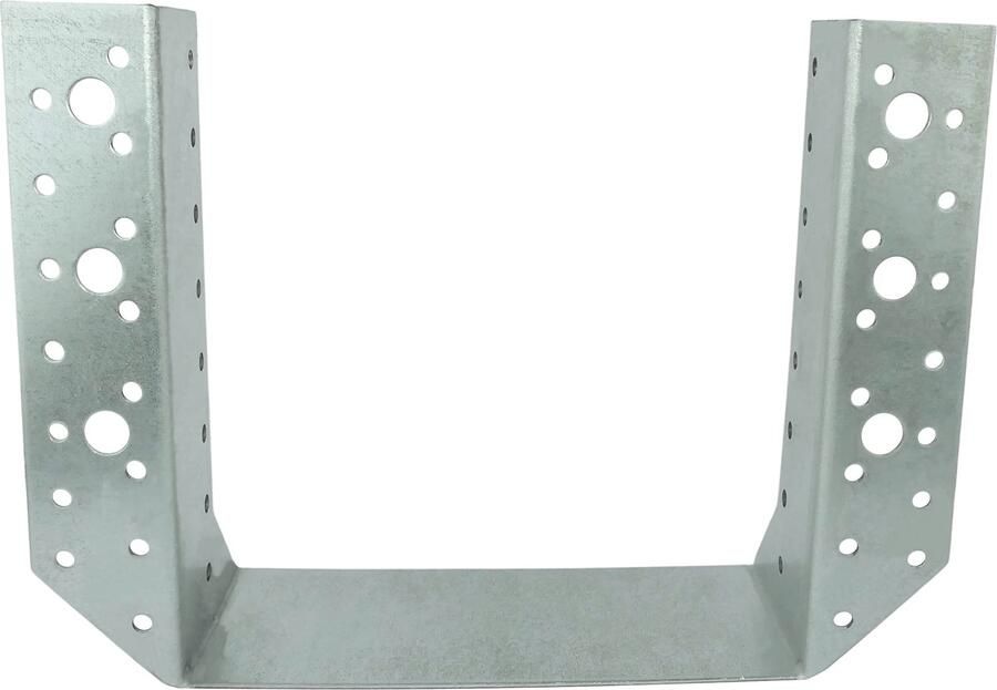 Set van 2 Perforated Beam Shoes van Gegalvaniseerd Staal