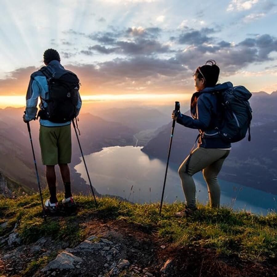 Set van 2 Verstelbare Wandelschoenen voor Camping en Trekking
