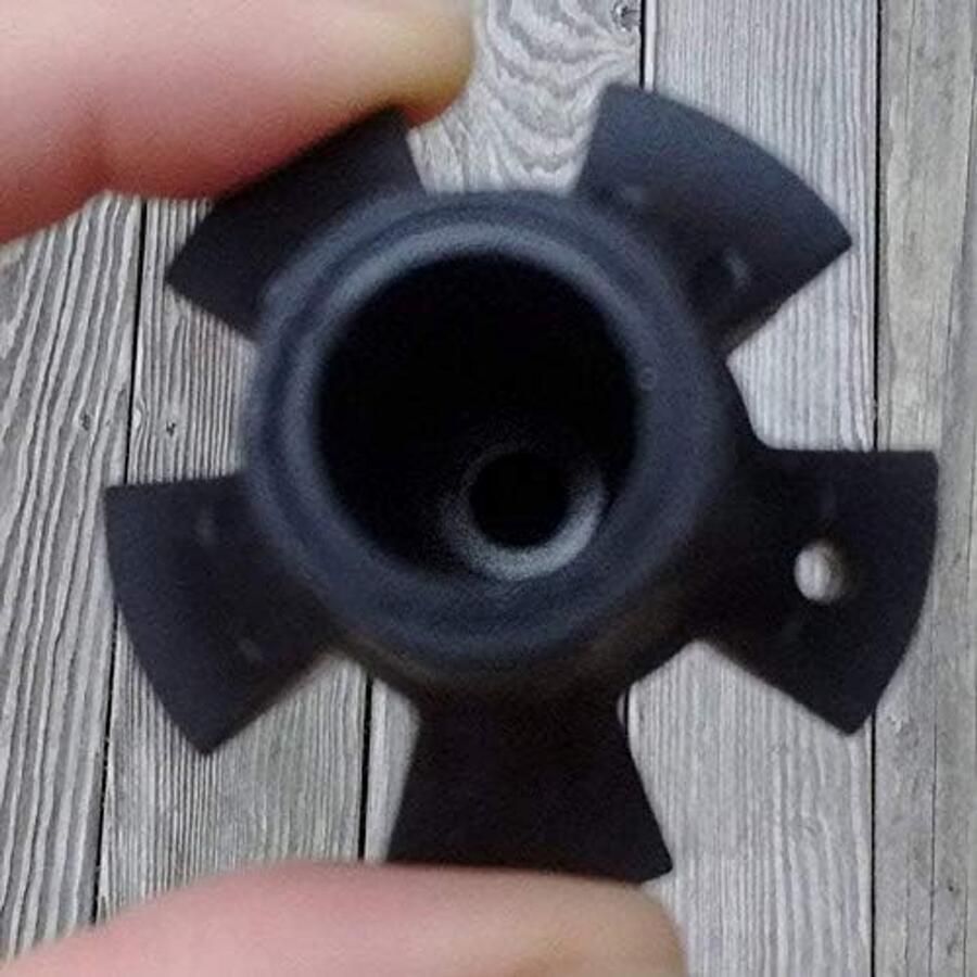 Set van 4 Duurzame Rubber Vervangtips voor Wandelschoenen