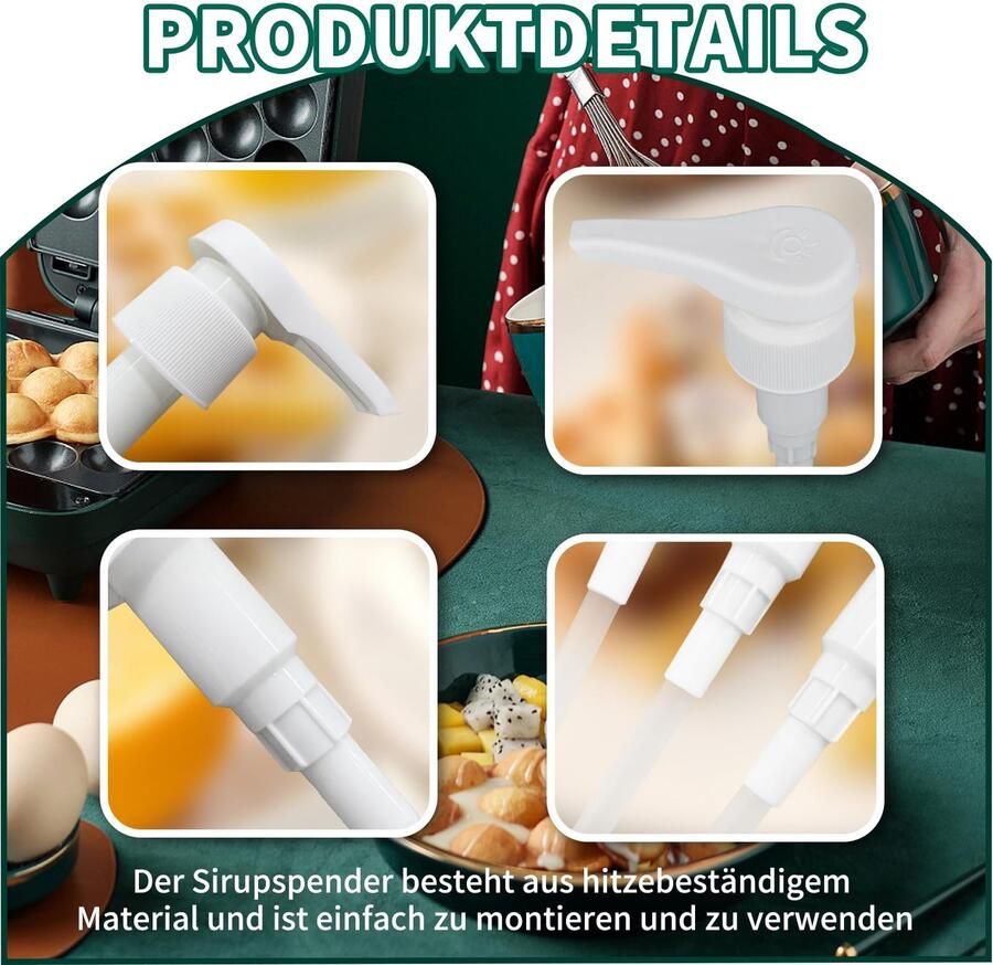 Set van 5 Dosering Pumps voor Flessen en Cosmetica