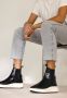 Shabbies Amsterdam 102020150 Sneakers Zwart - Thumbnail 1
