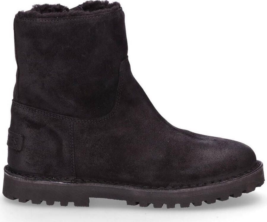 Shabbies Amsterdam 181020197 Ankle Boot Wool Lining Waxed Suede BF - Foto 1
