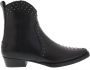 SHABBIES BY WENDY Enkellaarsjes Dames Wendy Shs1503 Maat: 37 Materiaal: Leer Kleur: Zwart - Thumbnail 2