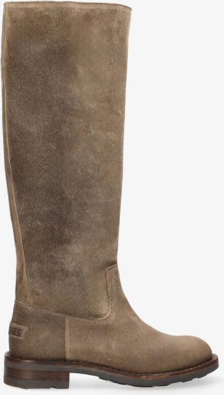 Shabbies Amsterdam Boot Alyd Tuba Taupe Dames Laarzen