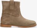 Shabbies Amsterdam Enkellaars Festi Ankie Taupe Dames Laarzen - Bruin
