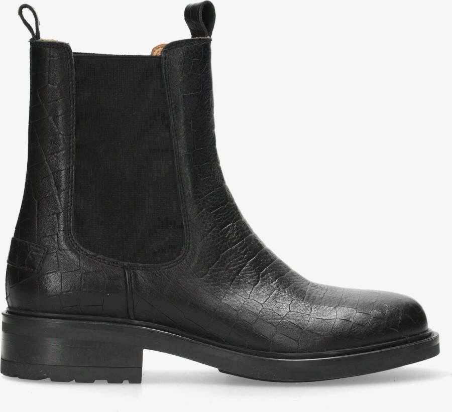 SHABBIES Chelsea Boots Dames Dean Chelsea Boot Maat: 37 Materiaal: Leer Kleur: Zwart - Foto 3