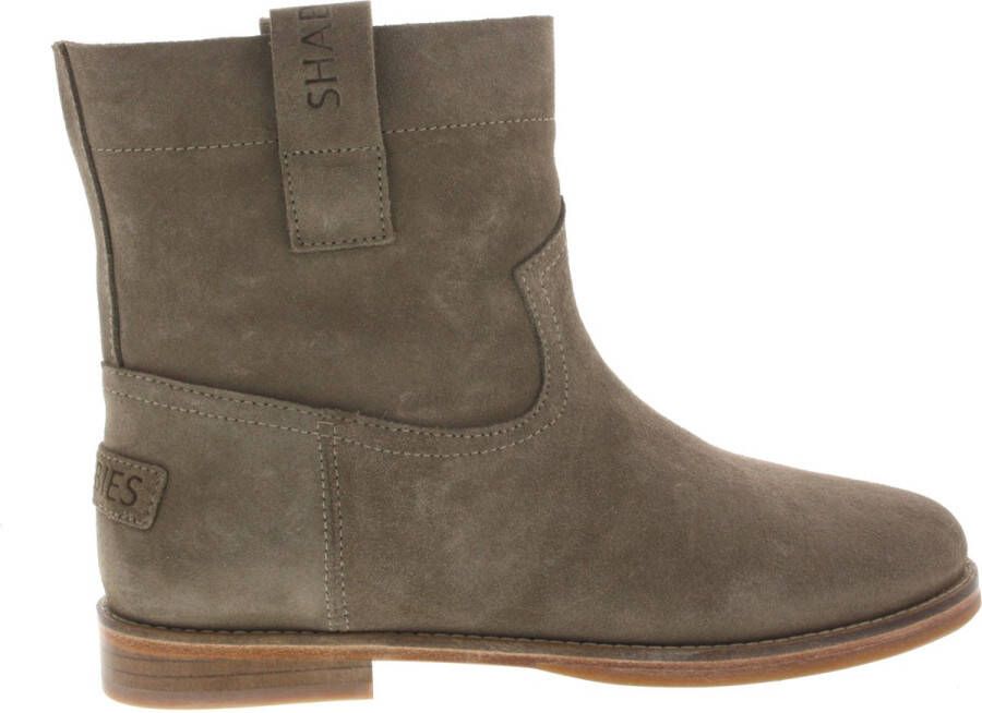 Shabbies Amsterdam Dames Enkellaars Shabbies Wendy Ankle Light Brown Taupe