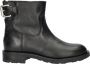SHABBIES Enkelboots Dames Alyd Maat: 36 Materiaal: Leer Kleur: Zwart - Thumbnail 2