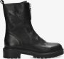 SHABBIES Enkelboots Dames Tirza Zipa Maat: 42 Materiaal: Leer Kleur: Zwart - Thumbnail 2