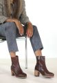 Shabbies Amsterdam Enkellaarzen Lieve Ankie Brown Dames Laarzen - Bruin