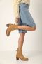 Shabbies Amsterdam Enkellaarzen Lieve Ankle Light Cognac Dames Laarzen - Thumbnail 2