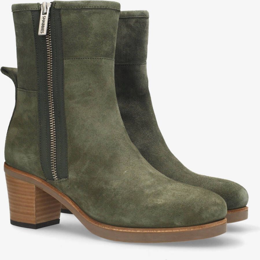 Shabbies Amsterdam Enkellaarzen Lieve Zita Olive Dames Laarzen - Foto 2